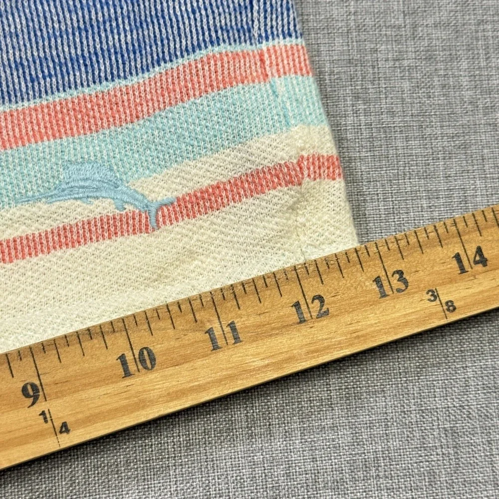 Tommy Bahama Boho Striped Drawstring Shorts‎ Mens 2XL Multicolor 9